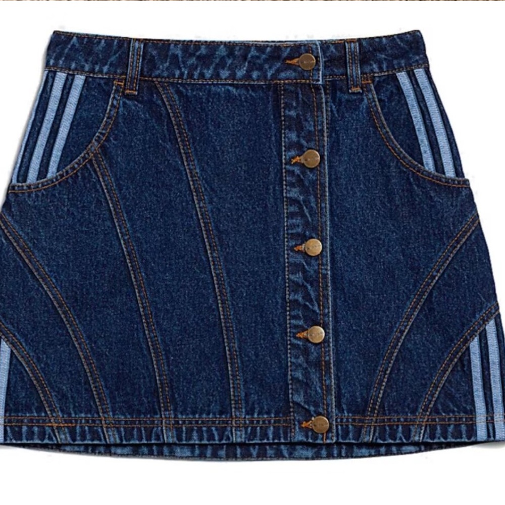 adidas ivy park denim skirt NWT